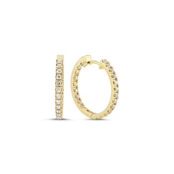 Nuran Earring , with a total of 0,84 ct diamonds Wesselton SI
