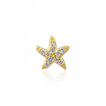 WiOGA Earring, model E-2047-GP-single