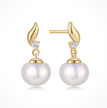 Sølvforgyldt ørestikker from Støvring Design