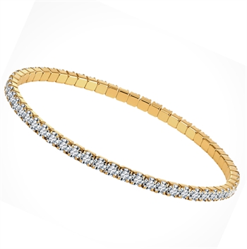 Stål forgyldt armbånd from Støvring Design