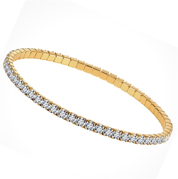 Stål forgyldt armbånd from Støvring Design