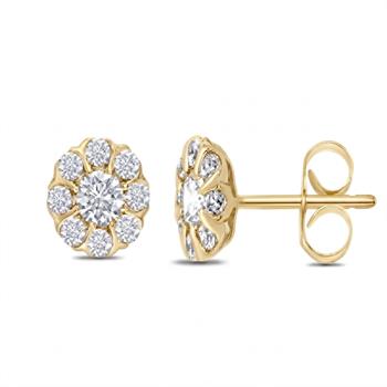 Houmann Earring , with a total of 0,26 ct diamonds GH/VS-SI