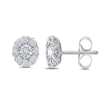 Houmann Earring , with a total of 0,26 ct diamonds GH/VS-SI