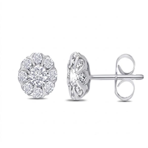 Houmann Earring , with a total of 0,26 ct diamonds GH/VS-SI