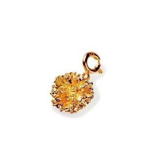 Flora Danica gold-plated parsley charm