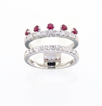 Houmann Margherita Ring, with 0,42 ct & 0,50 ct