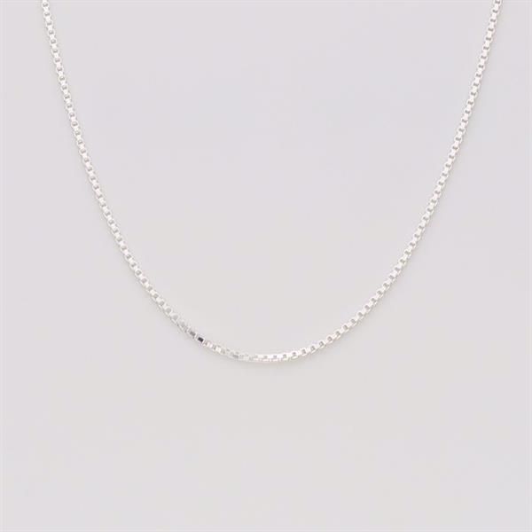 Guld & Sølv Design Venezia necklace in sterling silver 38 cm