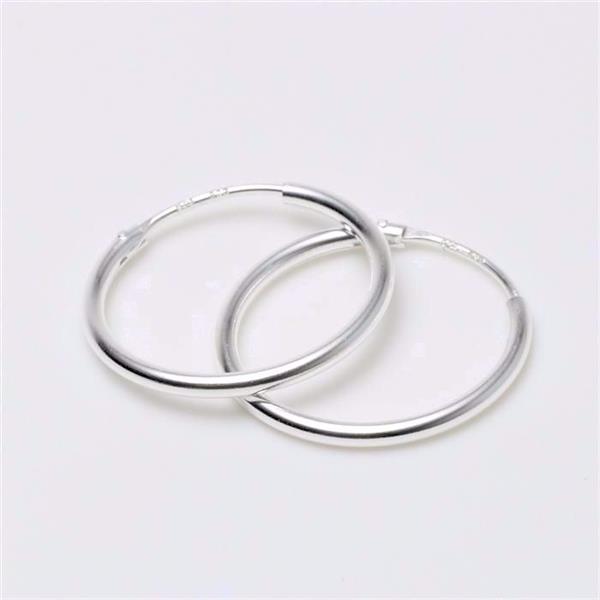 Creol 925 sterling silver hoop earrings 20mm