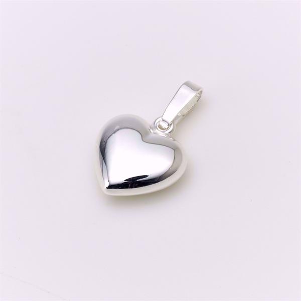 G&S Design Heart Pendant in 925 Sterling Silver 10.5 mm