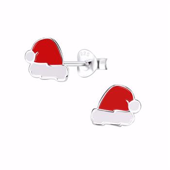 Silver earring - elf hat