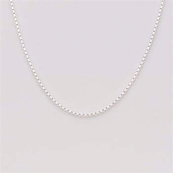Guld & Sølv Design Venezia chain in sterling silver 50 cm