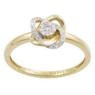 Houmann 14 ct gold Finger ring shiny, model E012197