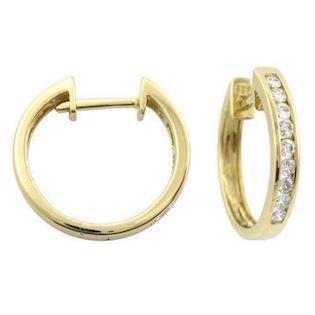 Houmann 14 carat gold earring shiny, model E046759