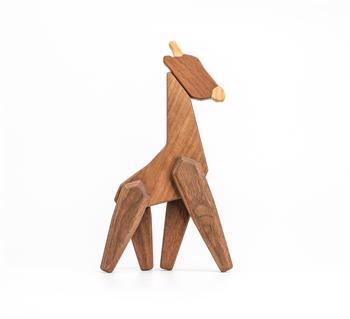 Fablewood Giraffe - Wooden figure composed with magnets
