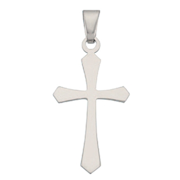 Cross from BNH in polished sterling silver, Medium - 17 x 26 mm