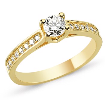 14 carat gold ringe from Nuran's Bella serie