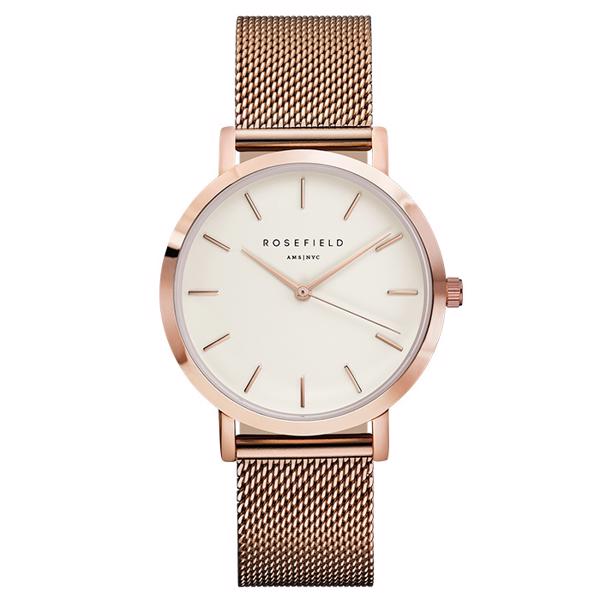 Rosefield The Mercer Collection Rose gold-plated brass Miyota quartz lady jewelry