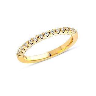 Nuran 14 carat wedding ring with 0,24 carat brilliant
