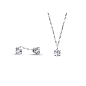Nuran    set, with a total of 0,69 ct diamonds Wesselton SI