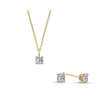 Nuran   set, with a total of 0,69 ct diamonds Wesselton SI