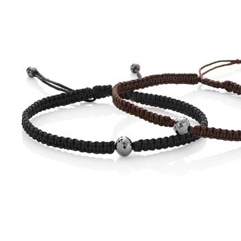 Studded black diamond bracelet with 3.00 ct black facet diamond beads