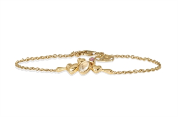 Gold plated bracelet - Bunch of Love