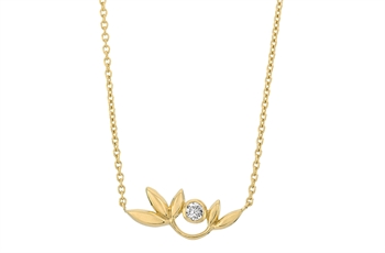 Necklace - Leafy Glaze