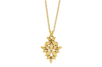Gold Plated Necklace - Kaleidoscope