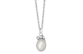 Silver necklace - Pleasant Pearl