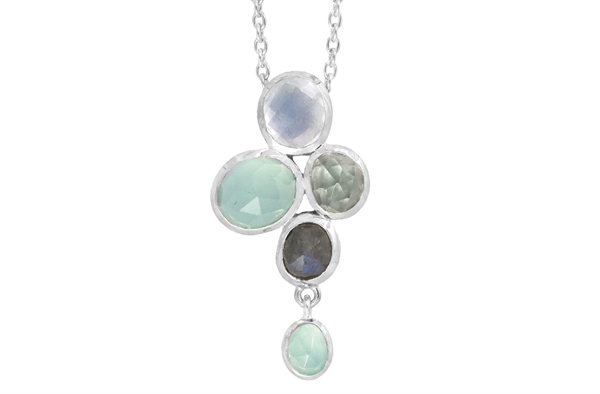 Silver collier - Ocean Crush