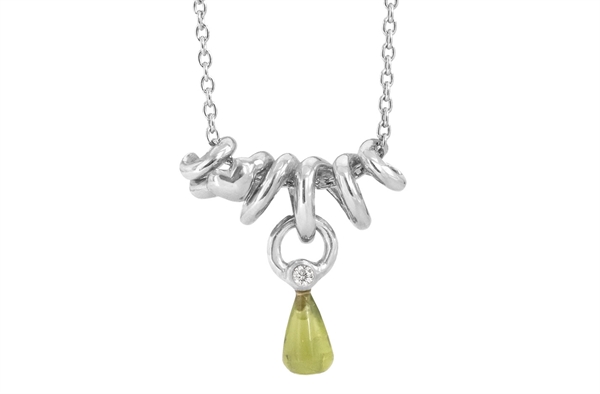 Silver collier - Rainforest Dew