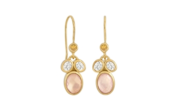 Gold Plated Earring - Prism