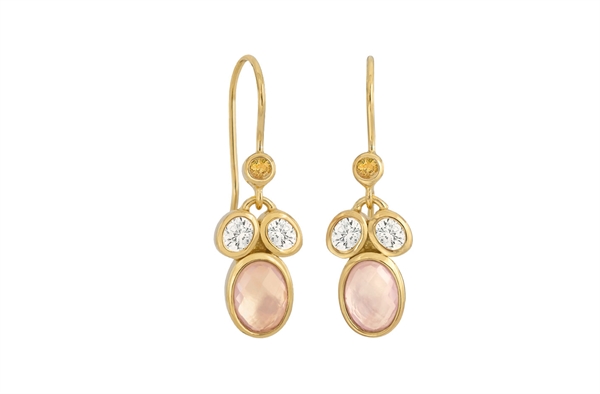 Gold Plated Earring - Prism