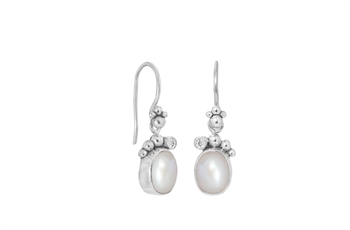 Silver earrings - Pleasant Pearl