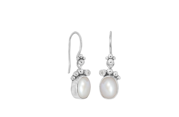 Silver earrings - Pleasant Pearl