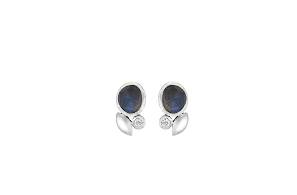 Silver stud earrings - Bliss