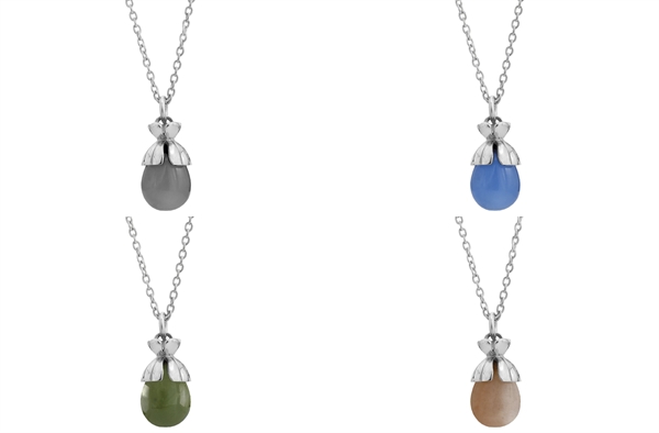 Silver necklace - Crown Imperial