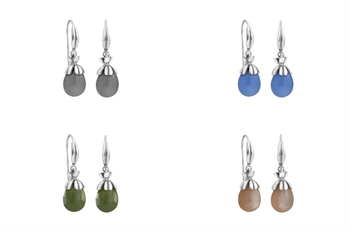 Silver earrings - Crown Imperial