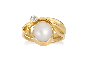 Gilded Ring - Winding White