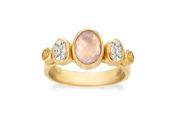 Gold Plated Ring - Prism