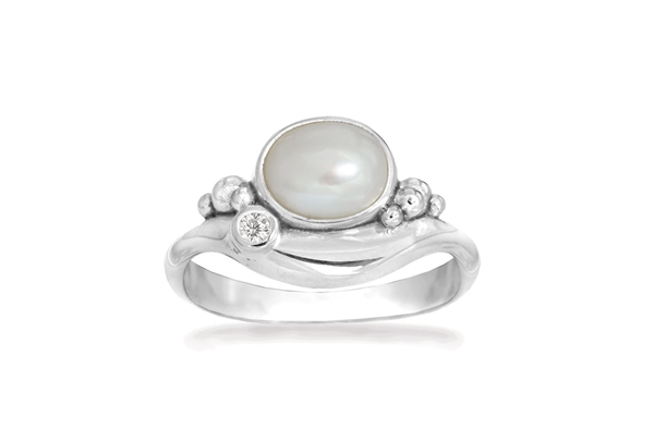 Silver ring - Pleasant Pearl