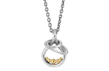 Necklace - Golden Bubbles