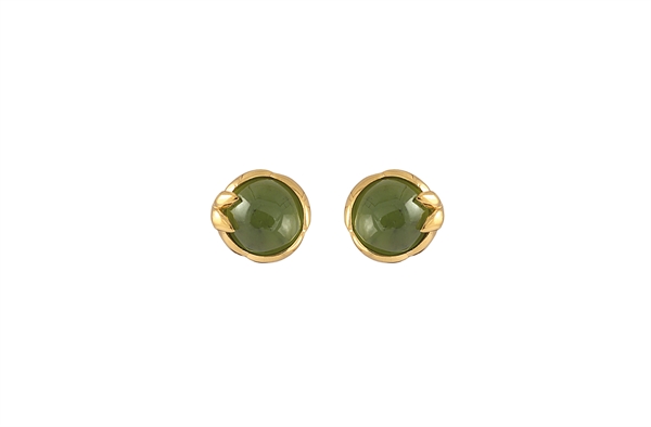 Gold Plated Ear Stud - Arch