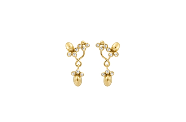 Forgyldt ørering - Ballroom