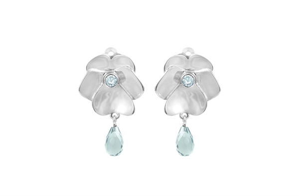 Sølv clips  - Pansy