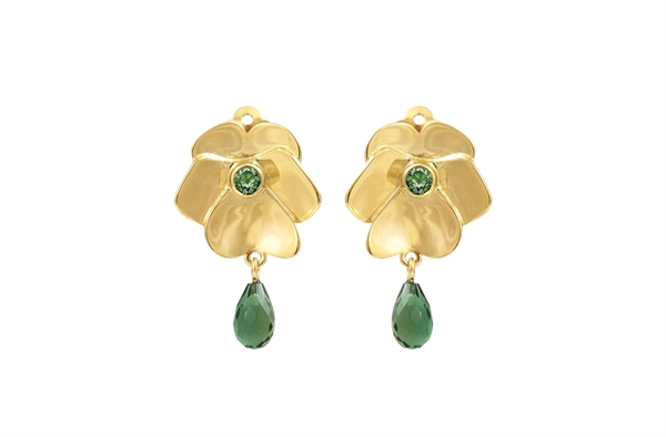 Forgyldt clips  - Pansy