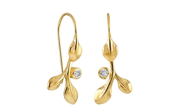 Gold Plated Earring - Ray of Light