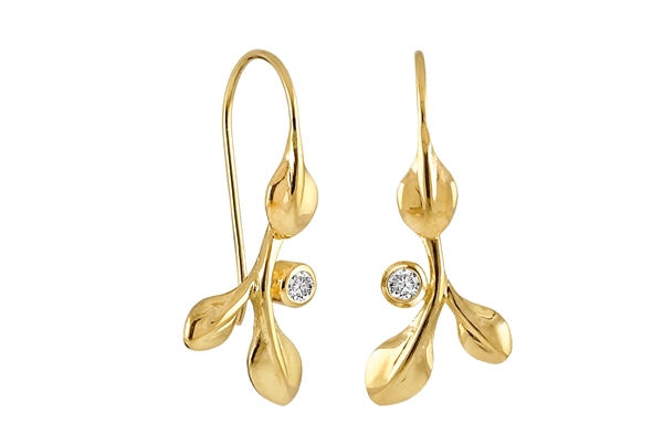 Gold Plated Earring - Ray of Light
