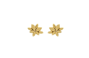 Gold Plated Ear Stud - Kaleidoscope