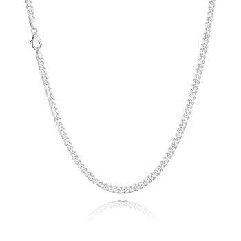 Panser Facet 925 sterling silver necklace, 42 cm and 4.0 mm